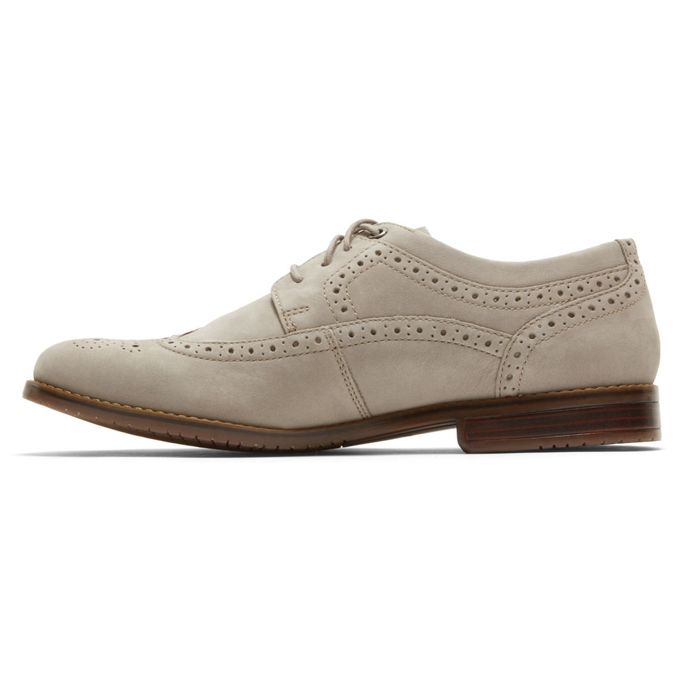 Oxfords Rockport Hombre Mexico - Style Purpose 3 Wingtip Grises - OTNKY0451